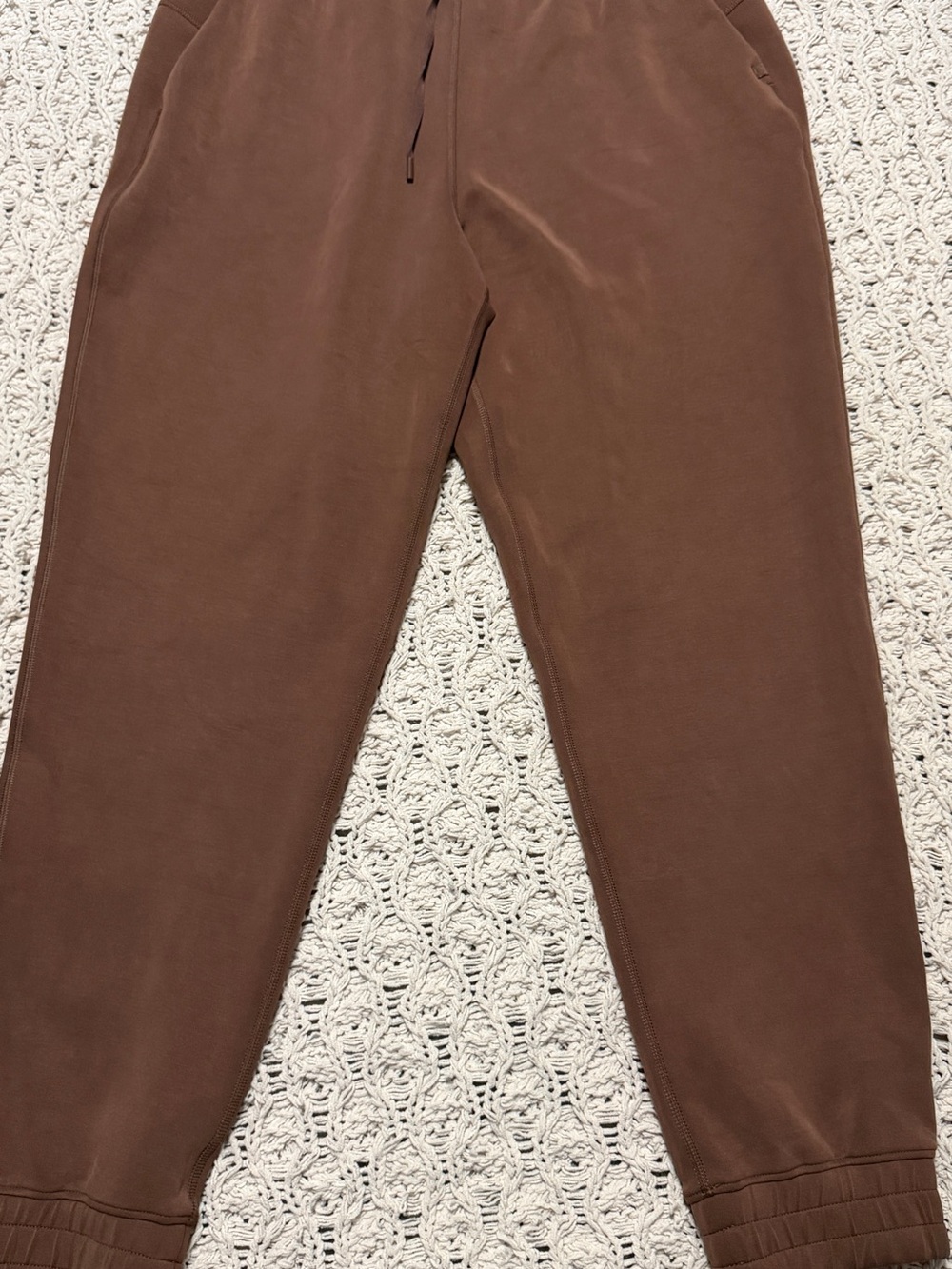CRZ YOGA Brown Drawstring Jogger Pants